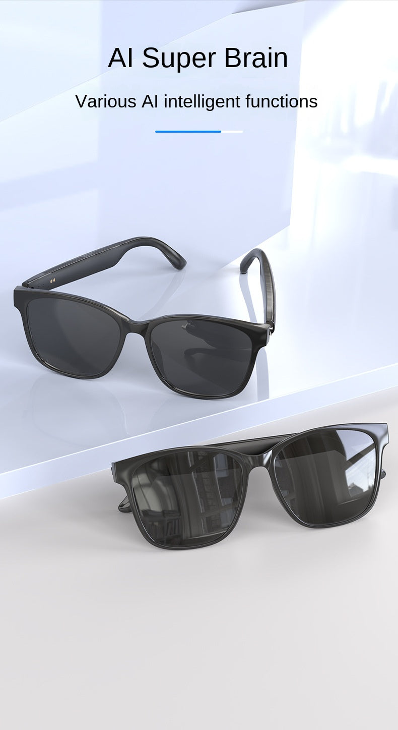 Modern HY-C8 AI Smart Translation Glasses Earphones Simultaneous Interpretation 75 Languages Real-time Translation